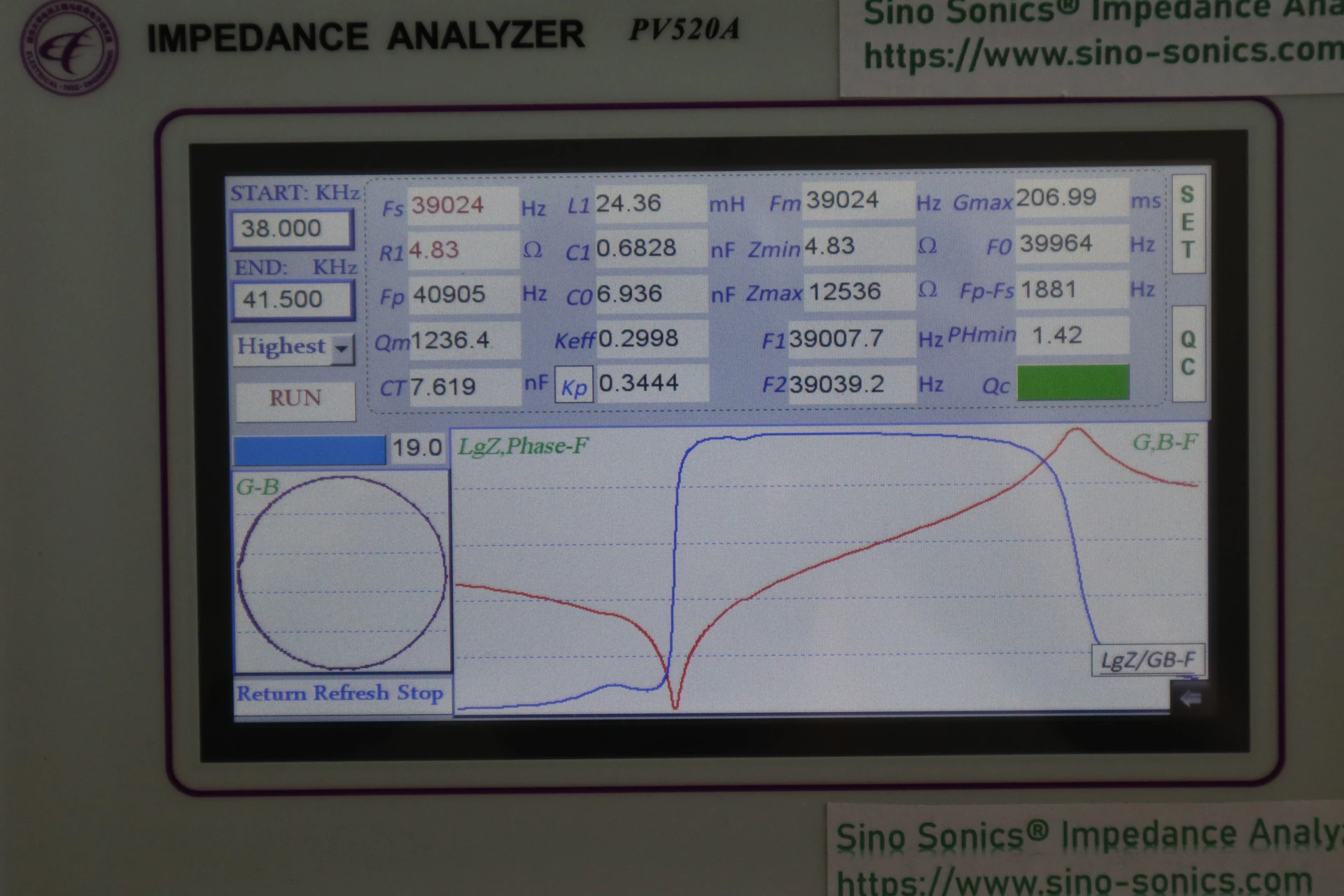 40KHZ600W-F30-SA-1-8